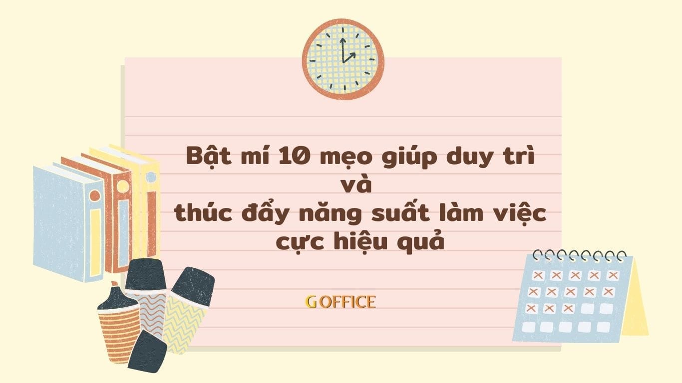 duy tri va thuc day nang suat lam viec