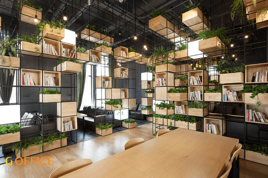 Cây xanh văn phòng giúp giảm tiếng ồn