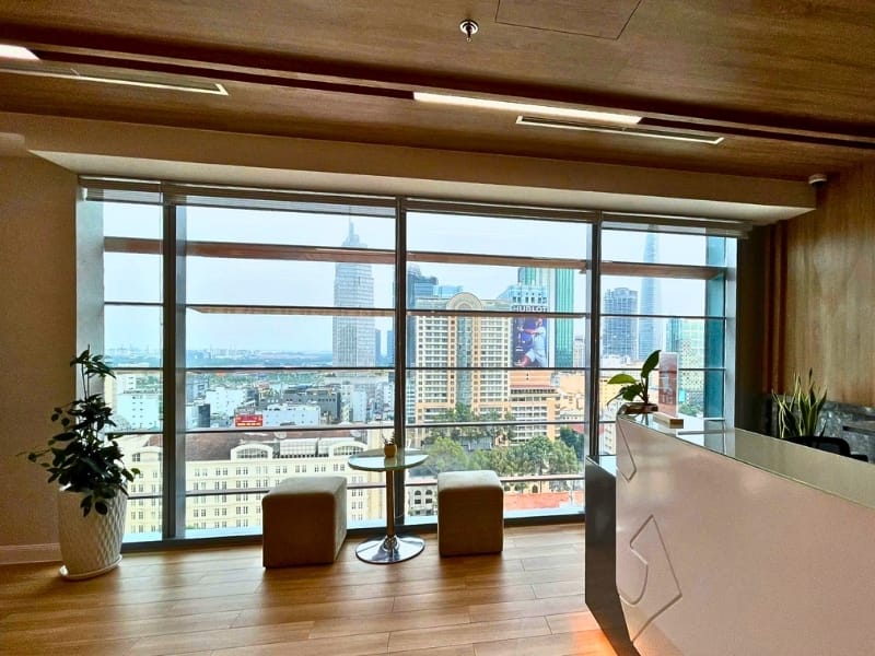 view triệu đô tại coworking space Vincom Center