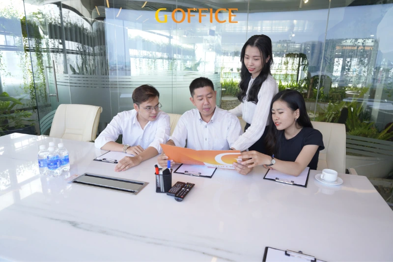 Diện tích phù hợp với quy mô công ty