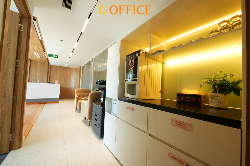Không gian pantry văn phòng G Office