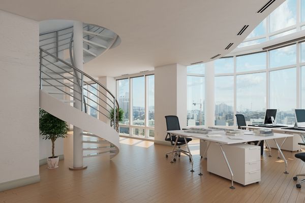 Ý tưởng văn phòng mở kết hợp pantry và khu lounge, nâng tầm văn hóa doanh nghiệp.