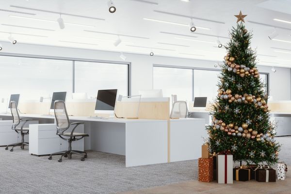 Trang trí noel văn phòng theo phong cách Scandinavian